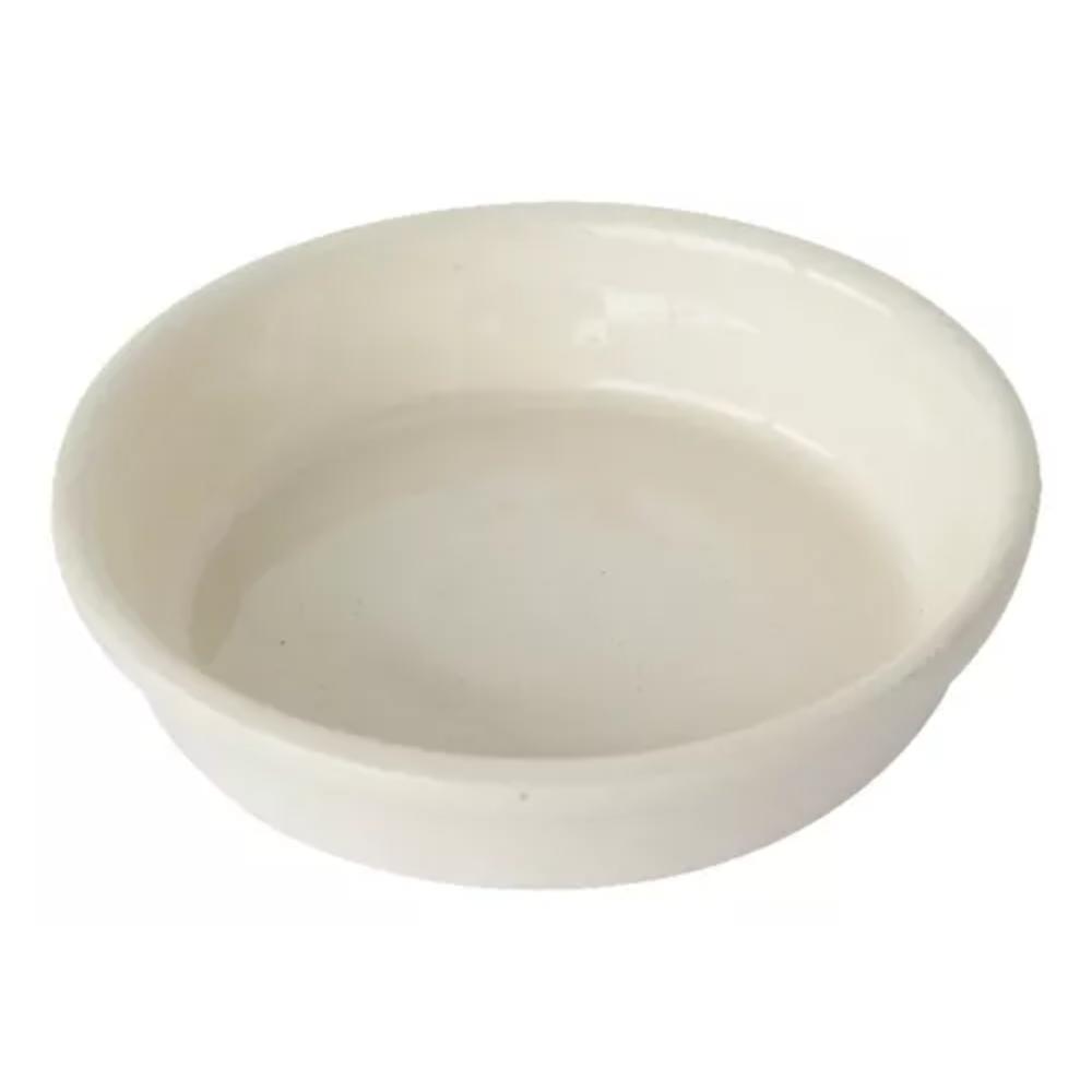 Foto 1 | Plato Artesanal Cerámica Karen 12x3cm Blanco 1459 Brang