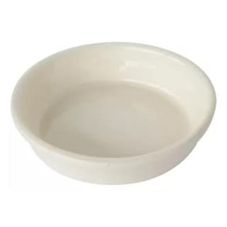 Foto 1 | Plato Artesanal Cerámica Karen 12x3cm Blanco 1459 Brang