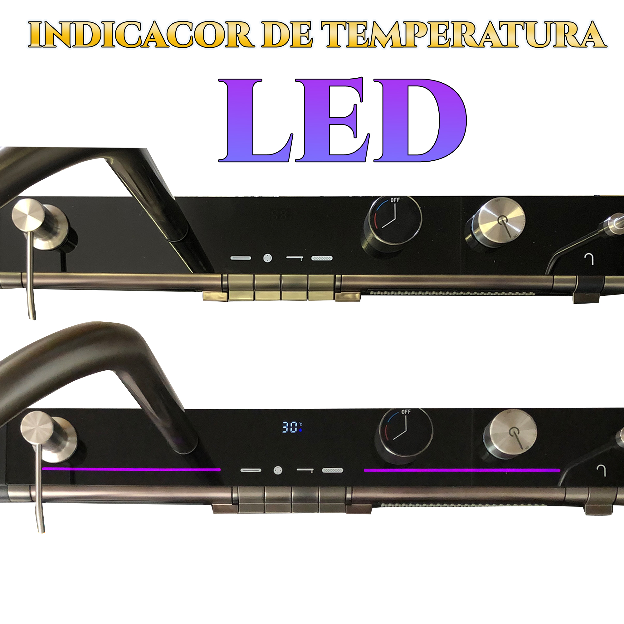 Foto 5 pulgar | Tarja Fregadero Cocina Doble Cascada De Lujo Led Acero Inoxidable Homely Elegance