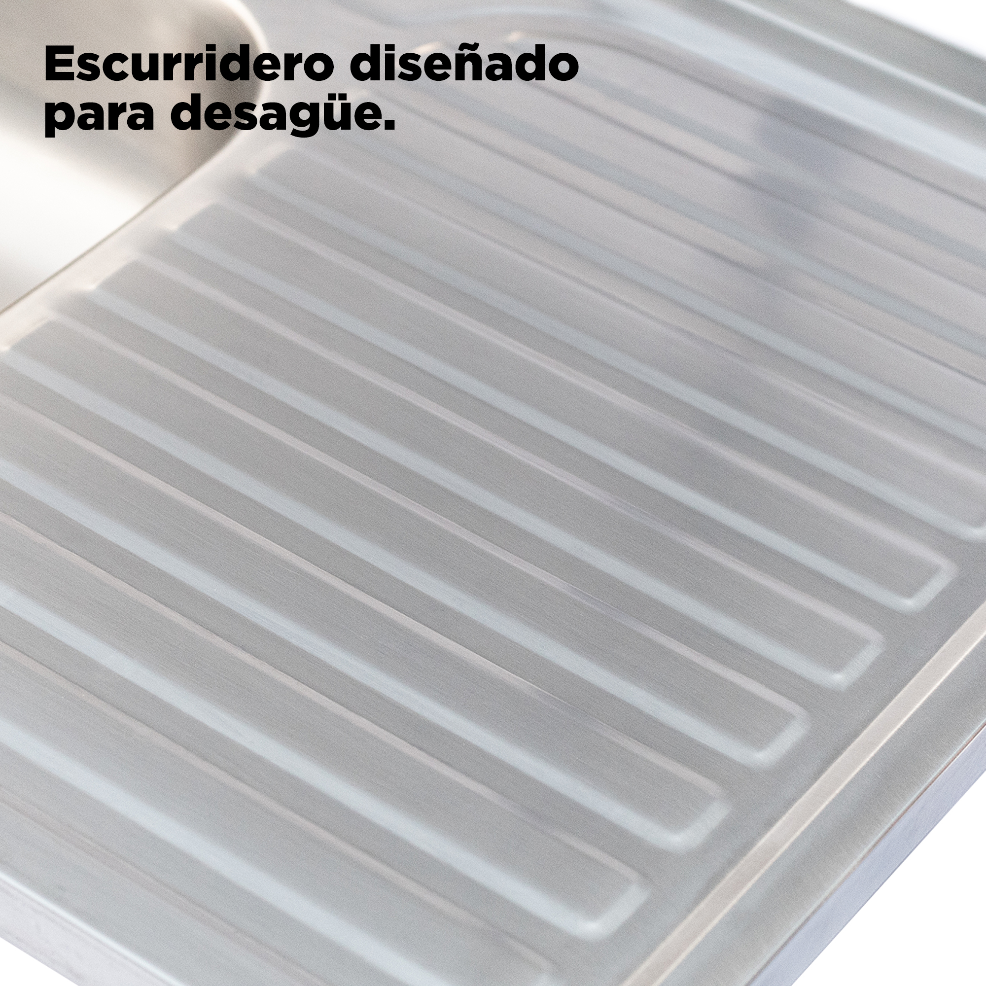 Foto 6 pulgar | Meer Faucets By Cnx | Fregadero Para Cocina Con Escurridero Derecho De Acero Inoxidable, Mezcladora Y Accesorios