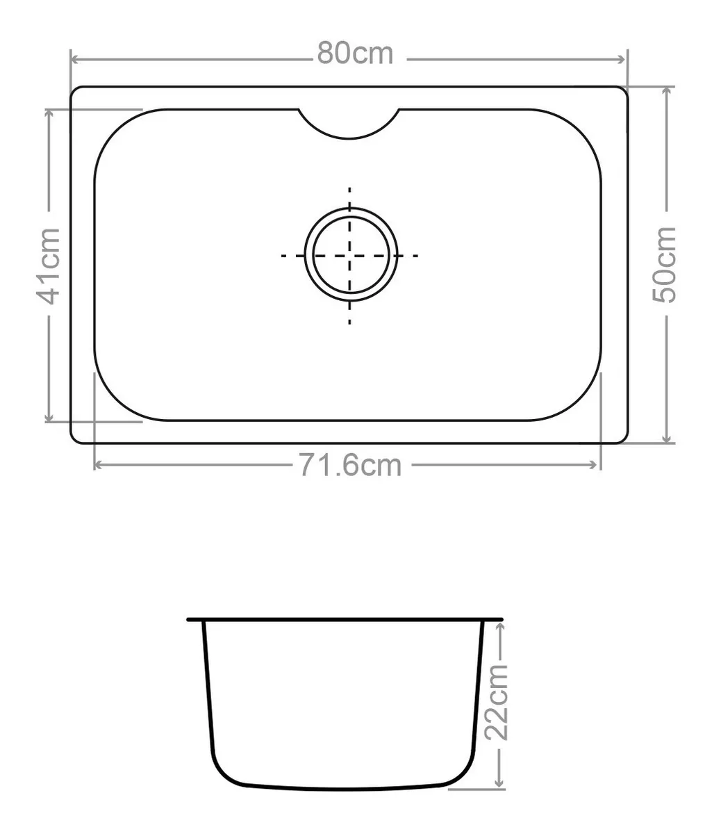 Foto 4 pulgar | Tarja Sink Pro Tgw8050 De Empotre Acero Inoxidable