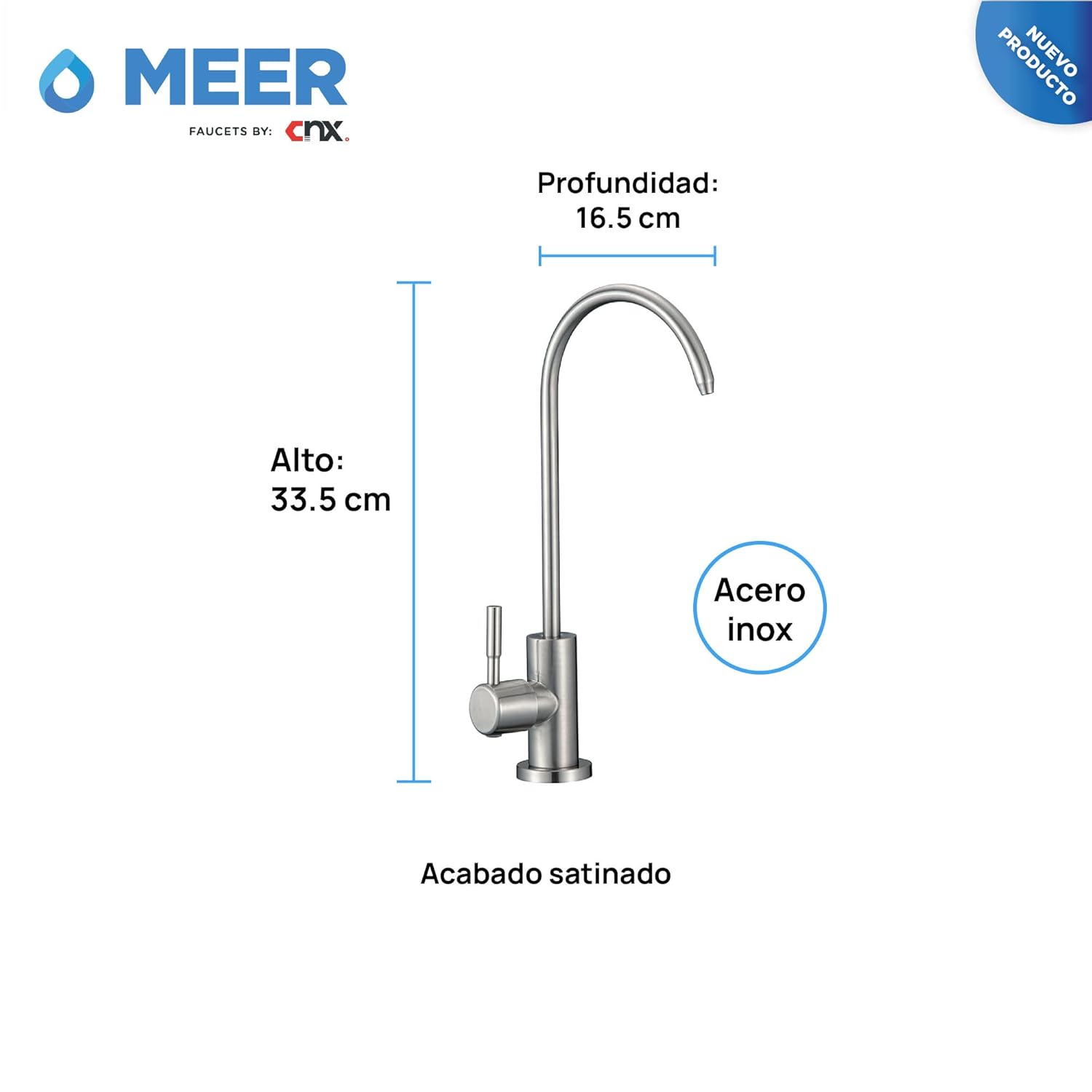 Foto 7 | Kits De Tarjas Dobles En Acero Inoxidable, Incluye Mezcladora Monomando, Llave Para Filtro De Agua Y Kit De Instalación