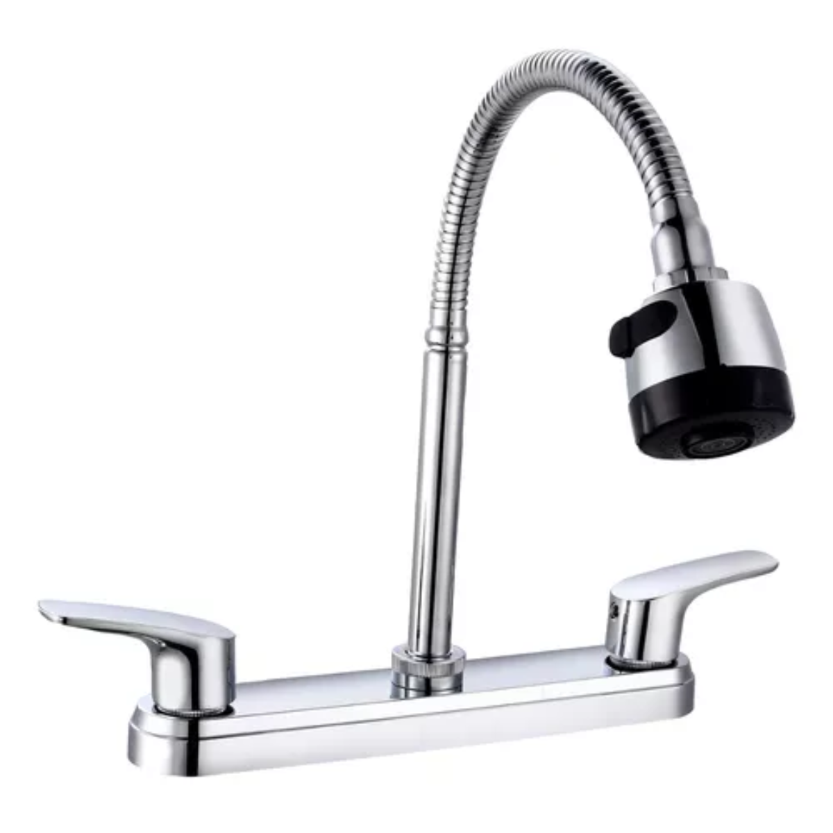 Foto 4 pulgar | Kit Tarja/fregador Acero Inox 80 X 50 Cm Mezcladora Flexible Apolo Escurridor Izquierdo