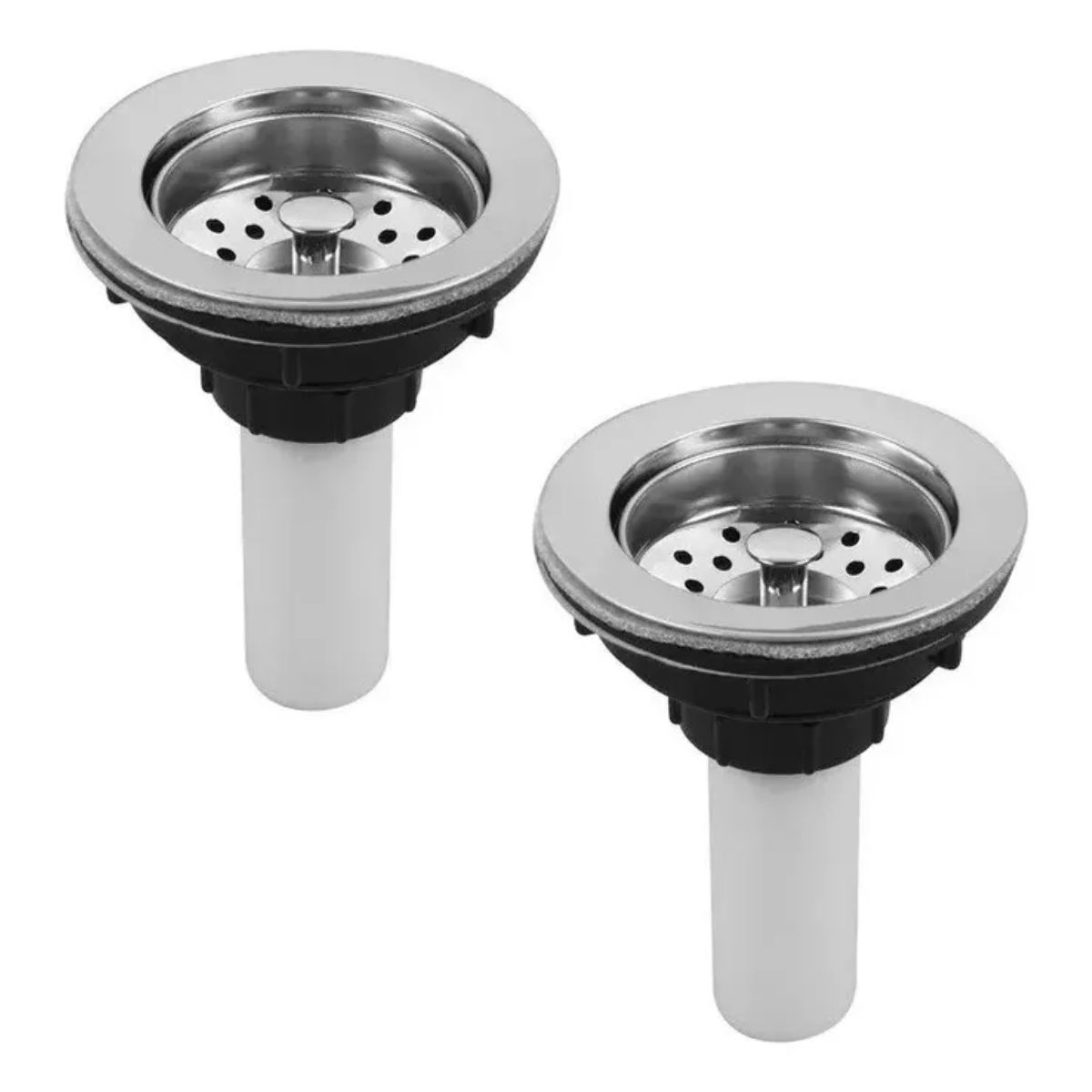 Foto 4 | Kit De Fregadero Tarja Tina Doble Acero Inoxidable 84x48 Mezcladora Flexible