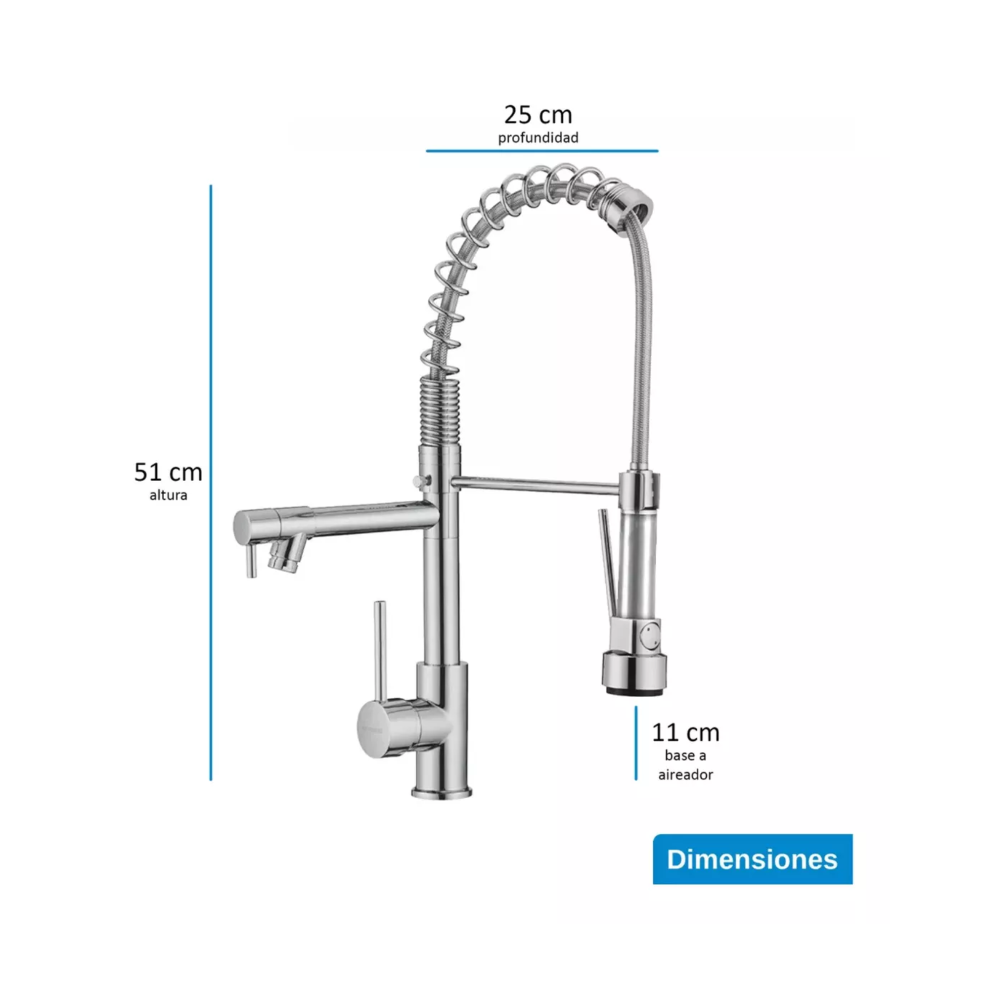 Foto 2 | Tarja Doble Acero Inox. Satinado 84x48 Cm, Empotrar. Incluye Monomando Y Kit De Instalación