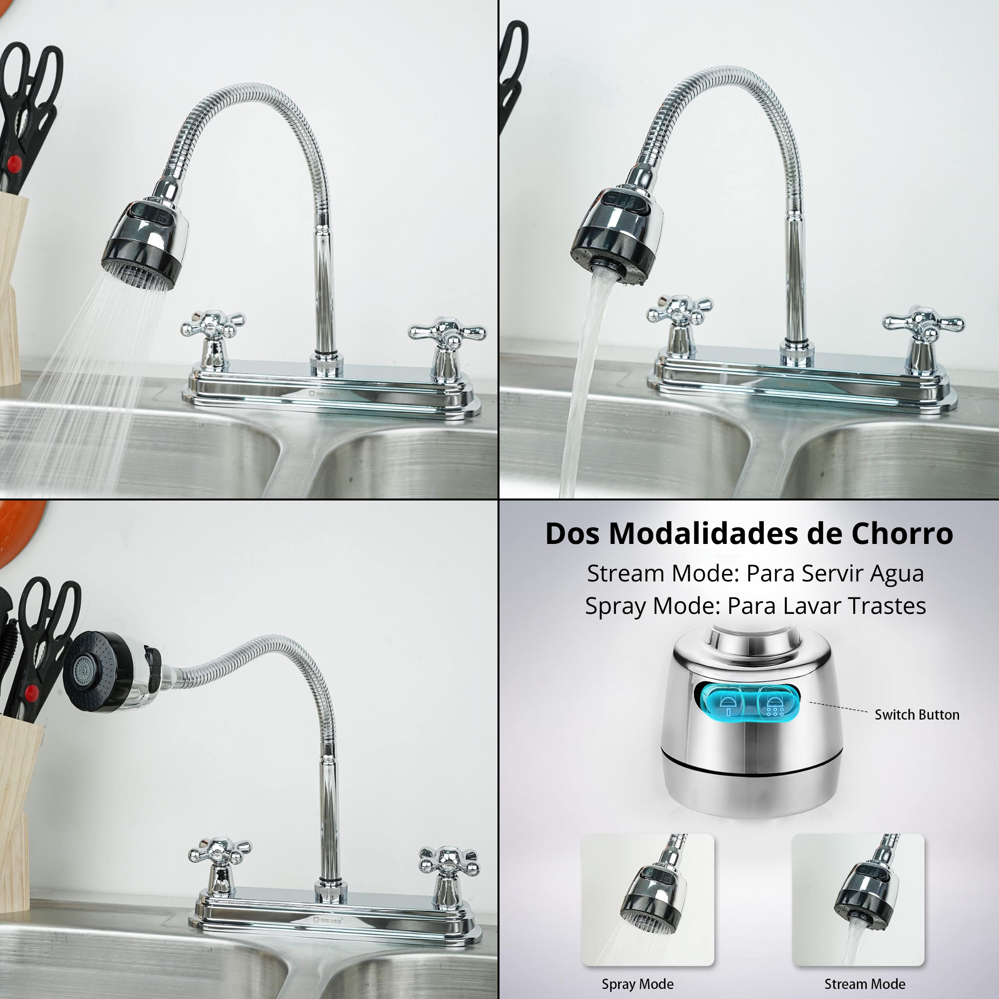 Foto 8 | Tarja Doble 84x48 Cm Para Empotrar Acero Inox. Incluye Mezcladora Y Kit De Instalación