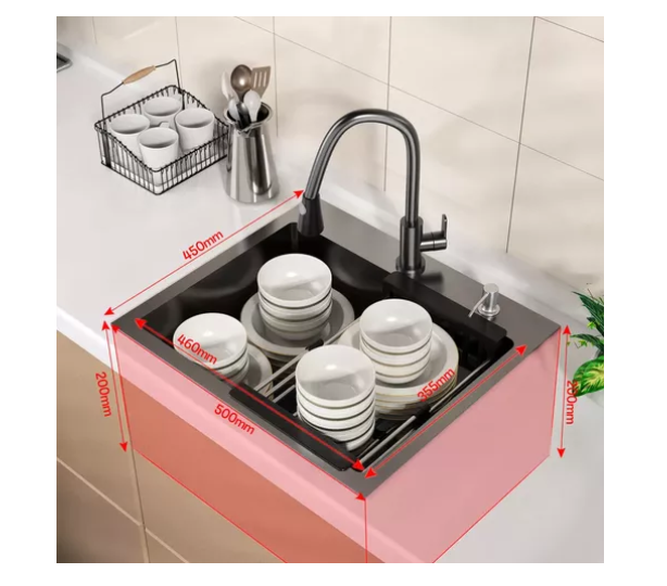 Foto 5 pulgar | Fregadero Wund De Cocina De Acero Inoxidable Con Accesorios