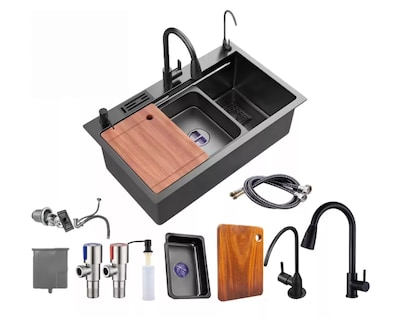 Foto 1 | Fregadero Wünd De Cocina Sus 304 Acero Inoxidable Con Accesorios