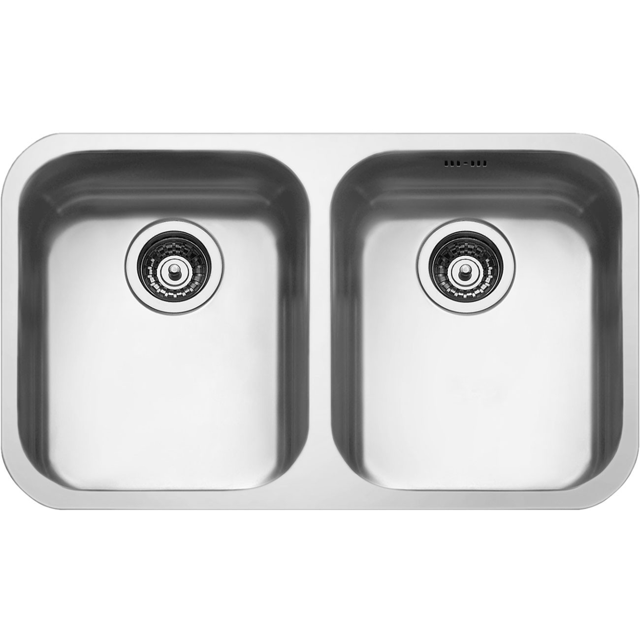 Foto 2 pulgar | Tarja Doble Submontar Smeg Um4040 Acero Inox Cepillado