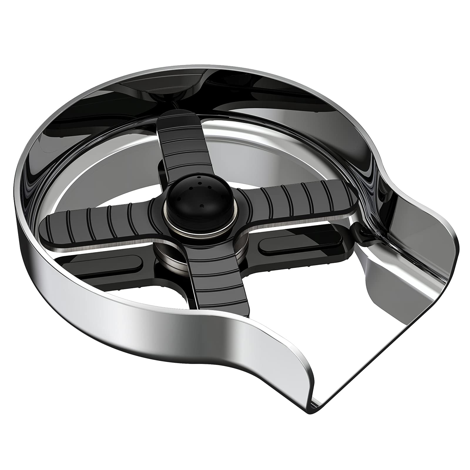 Foto 2 pulgar | Enjuagadora de Vidrio HGN de Acero Inoxidable Para Fregadero De Cocina Cromada - Venta Internacional