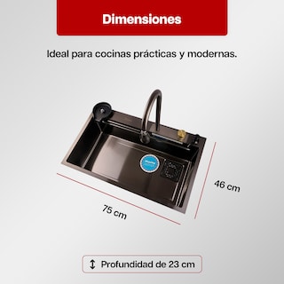 Foto 2 | Tarja De Cocina Maxims Kit-7546 Acero Inoxidable con Accesorios Incluidos