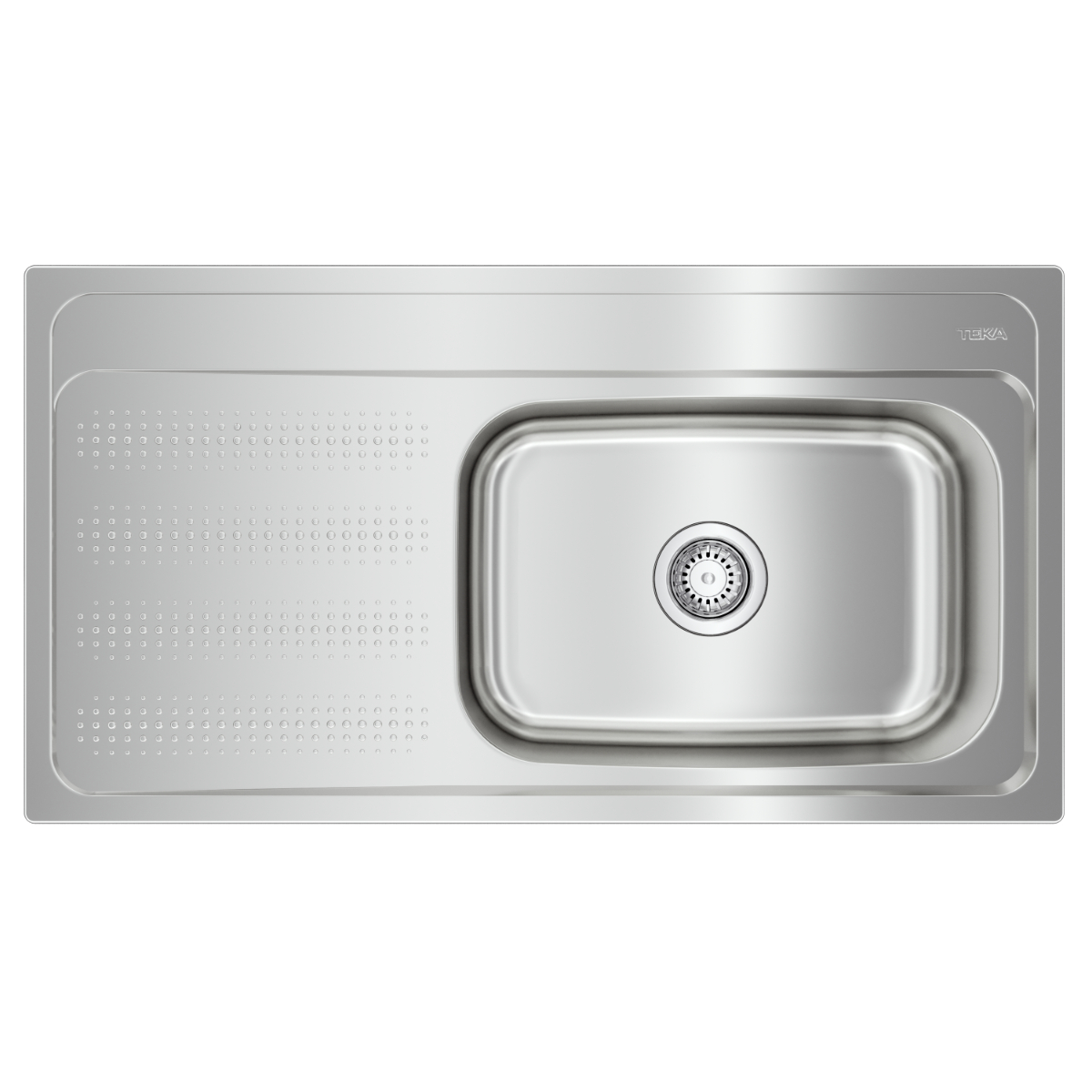 Tarja Empotrar Acero Inox Teka Galaxy 950 T-xn 1b 1d L Bw Escurridor 
Izquierdo