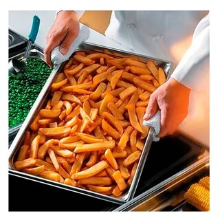 Foto 2 | Tanque Gastronómico de Acero Inoxidable 1/2 15 cm don Tapa de 9 Litros - Venta Internacional