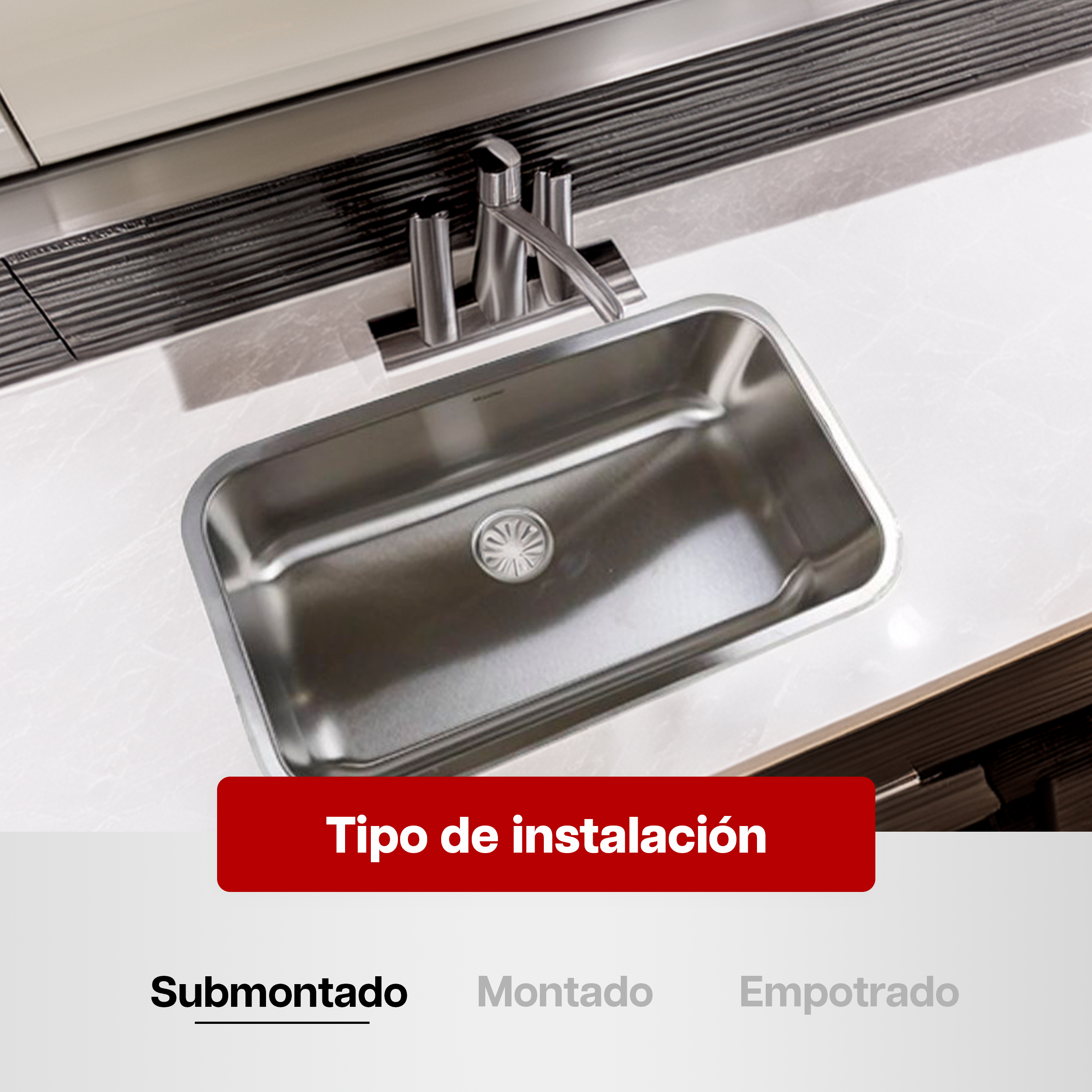 Foto 6 | Tarja Doble De Cocina Maxims 80x48 Cm Acero Inoxidable Satinado