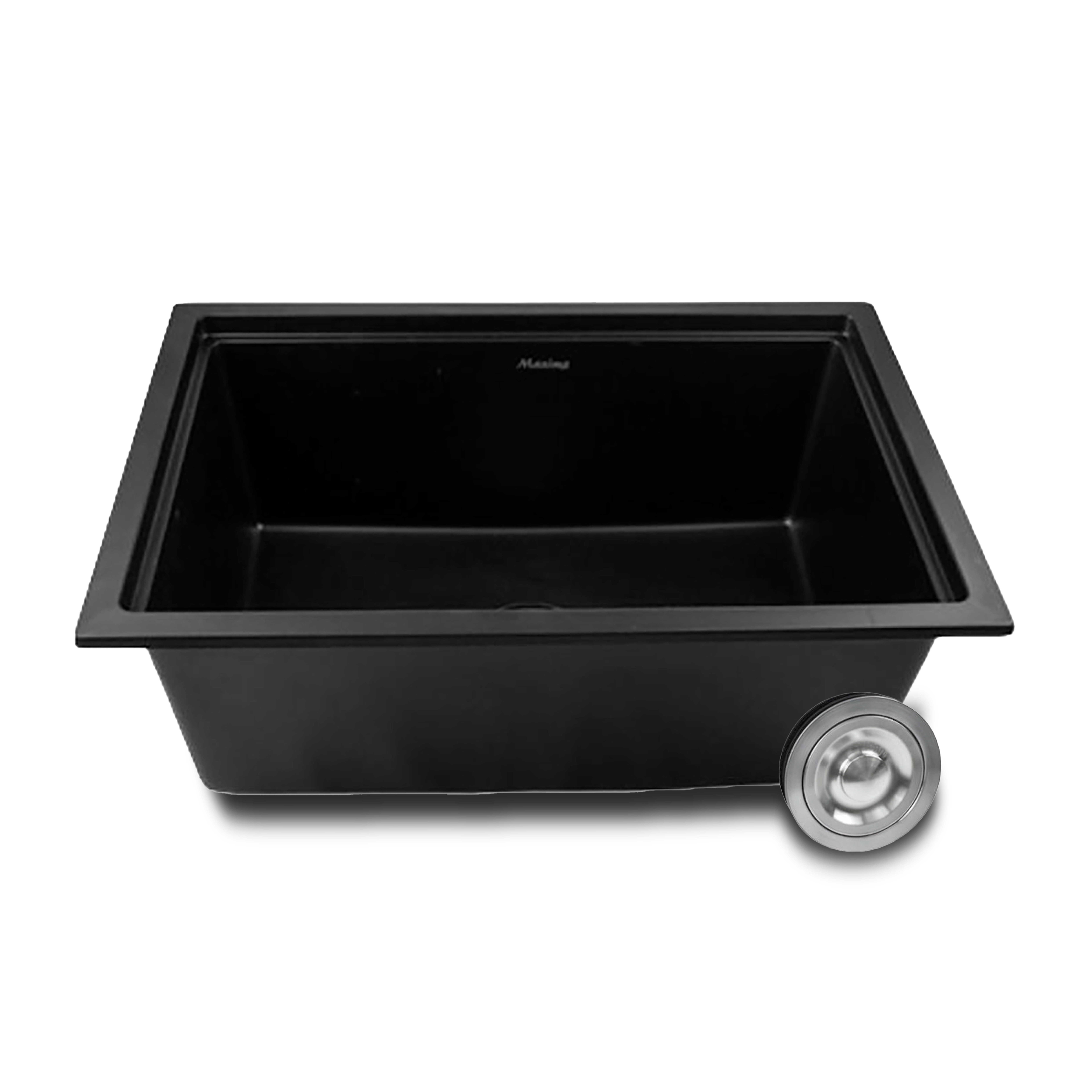 Foto 1 | Tarja De Cuarzo Para Cocina 65x45 Cm Negro Mate Maxims Empotrable/submontar