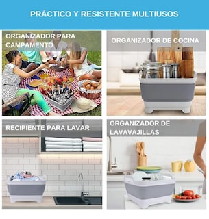 Foto 4 | Lavabo Plegable Xtellar De 9 Litros Color Gris