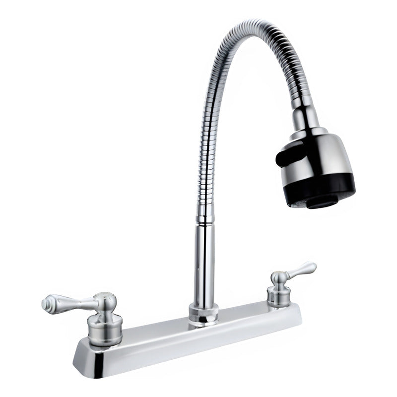 Foto 3 pulgar | Fregadero Tarja Tina Doble Acero Inox 84x48 Con Kit Mez Flex