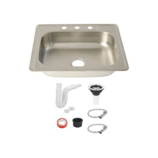 Foto 1 | Tarja Fregadero Tipo Bar Acero Inox 64x59 Cm Con Kit S/mezcl