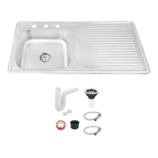 Foto 8 | Fregadero Tarja Acero Inox De Empotrar 100x50 C/kit S/llaves