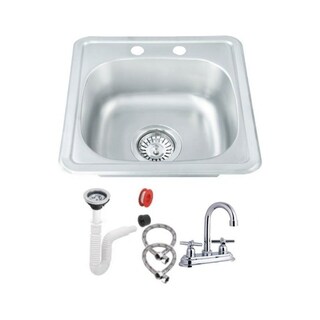 Foto 1 | Fregadero Tarja Tina Doble Cocina Acero Inox Negra Kit Flex