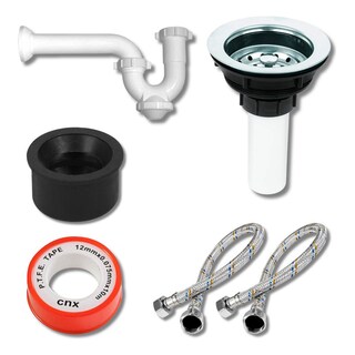 Foto 3 | Fregadero Tarja De Empotrar Acero Inox 80x50 Cm (con Kit)