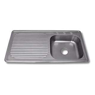 Foto 1 | Fregadero Tarja Con Escurridor Empotrar Acero Inox 100x50