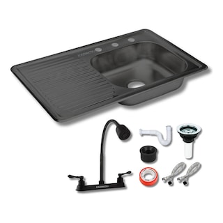 Foto 4 | Fregadero Tarja Empotrar Acero Inox 80x50 C/kit Flex Negra