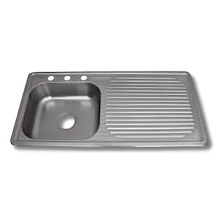 Foto 2 | Fregadero Tarja Con Escurridor Empotrar Acero Inox 100x50 (escurridor Derecha)