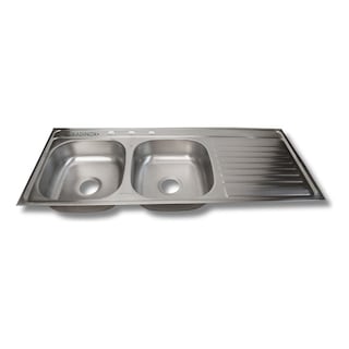 Foto 1 | Fregadero Tarja Tina Doble Con Escurridor Empotra Acero Inox (escurridor Derecho)