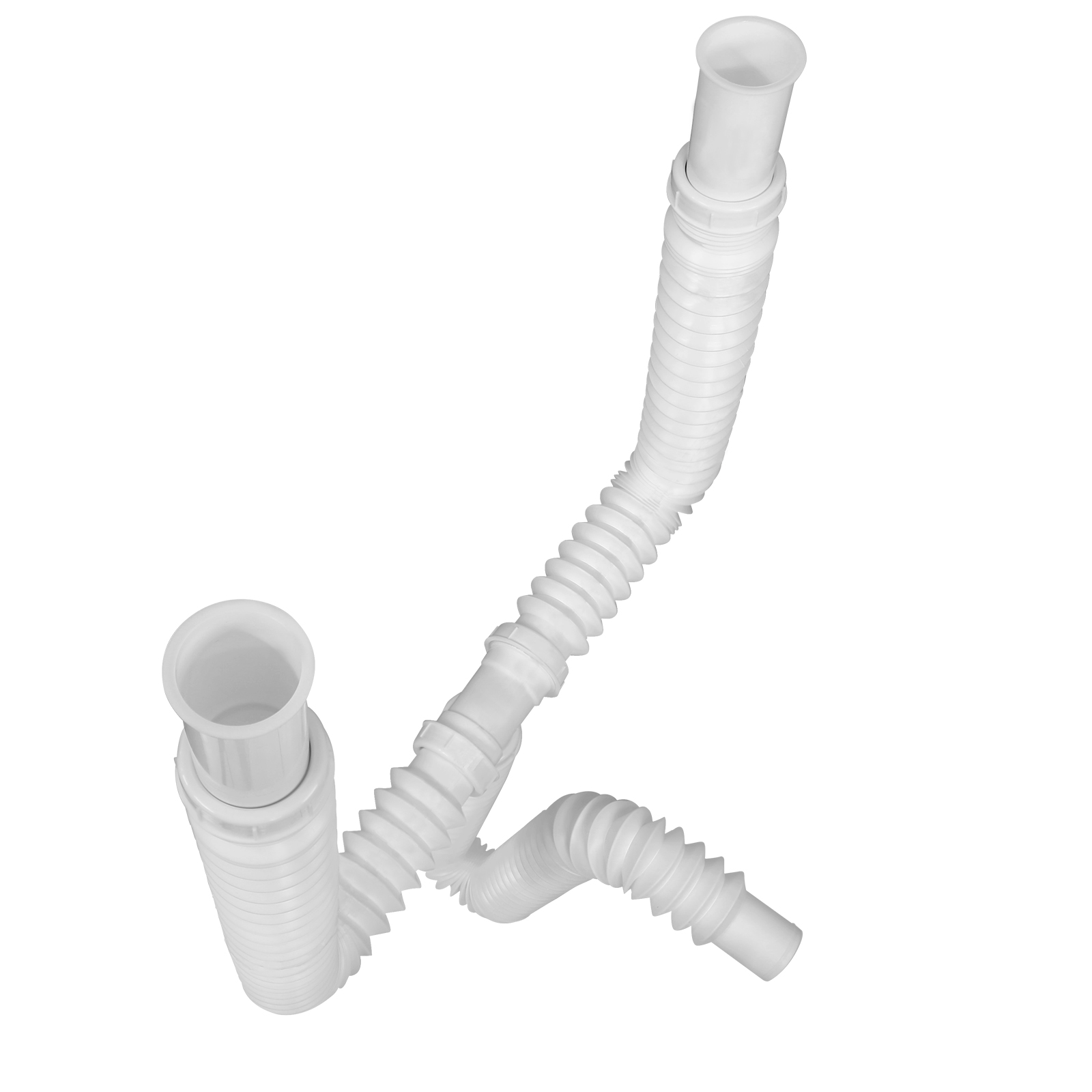 Foto 4 pulgar | Desagüe Doble Flexible, Extensión De 80 Cm, 2 Contracanastas Combinadas
