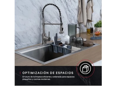 Foto 2 | Escurridor Xtellar Enrollable De Trastes Cookify De Acero Inoxidable
