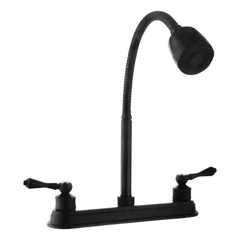 Foto 3 pulgar | Fregadero Tarja Tina Doble Acero Inox Con Kit Flexible Negra