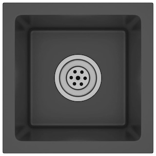 Foto 3 | Fregadero De Cocina Vidaxl Hecho A Mano, Empotrable, De Un Solo Tazón, Negro, Ss - Venta Internacional.