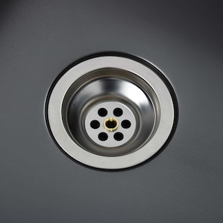Foto 6 | Fregadero De Cocina Vidaxl Hecho A Mano, Empotrable, De Un Solo Tazón, Negro, Ss - Venta Internacional.