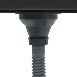 Foto 7 | Fregadero De Cocina Vidaxl Hecho A Mano, Empotrable, De Un Solo Tazón, Negro, Ss - Venta Internacional.
