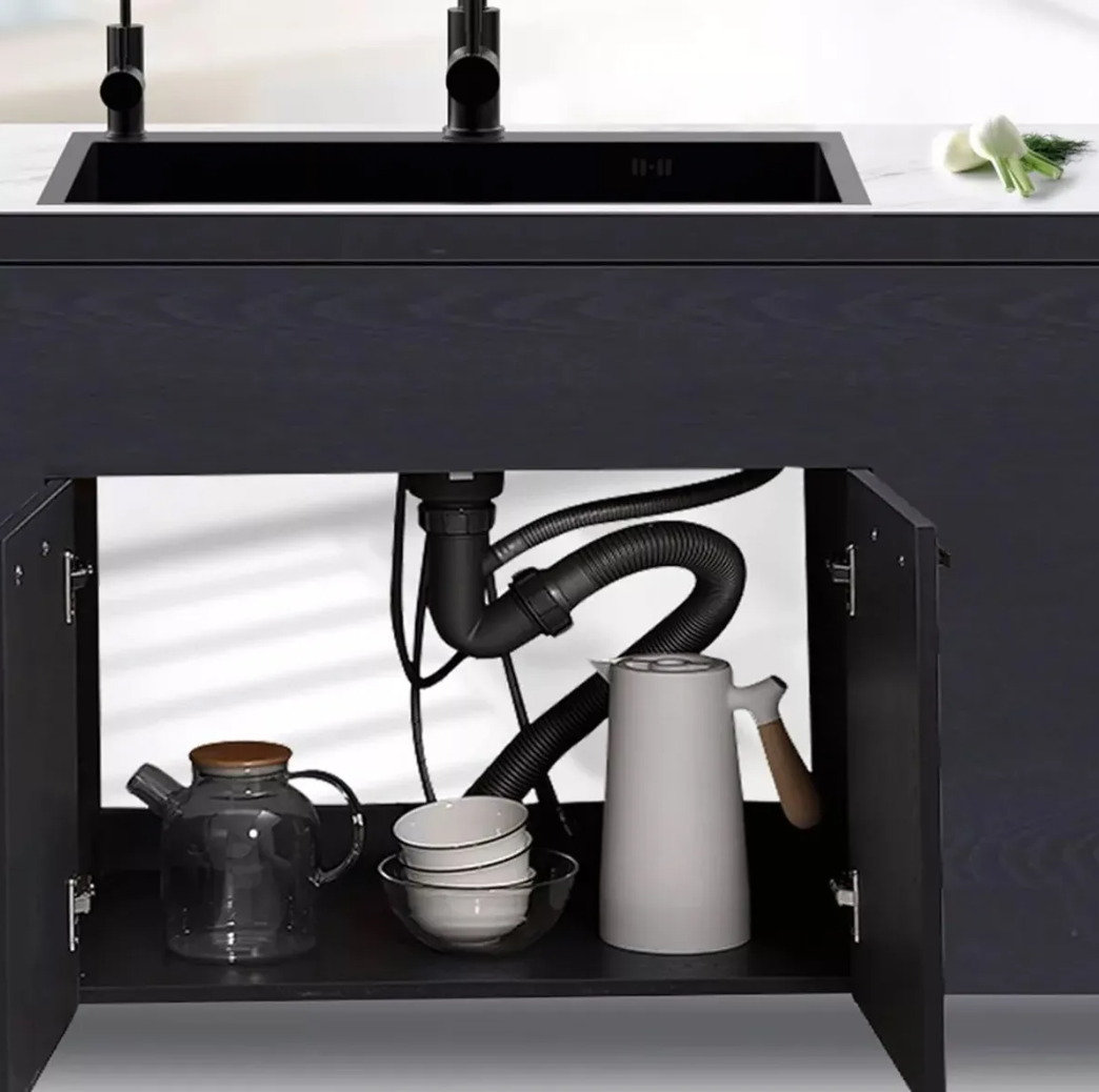 Foto 4 | Fregadero Elegante De Cocina De Acero Inoxidable 304  De 68x45x20cm Resistente Al Desgaste Y Con Kit De Instalacion