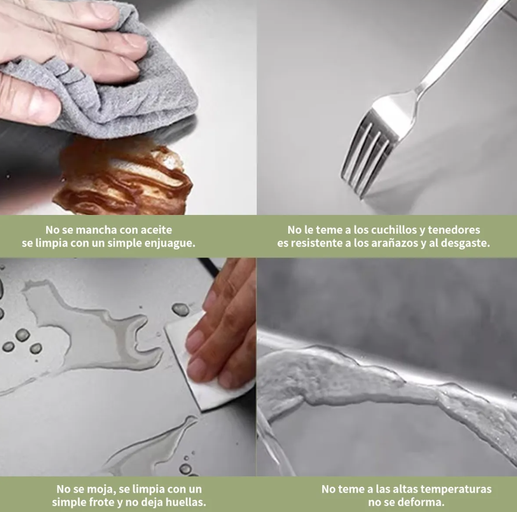 Foto 7 | Fregadero Preimum De Cocina De Acero Inoxidable 304 Con Accesorios 68x45
