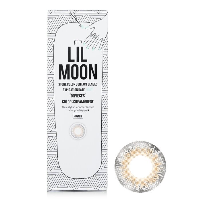 Lentes de Contacto Lilmoon Cream Grege 1 Day 2.00 - Pia - Pack de 10 unidades -Venta Internacional