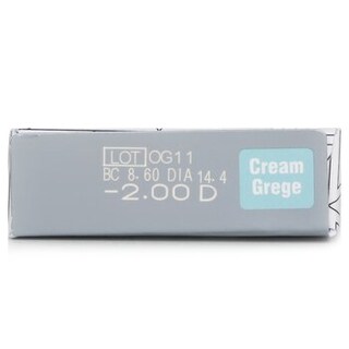Foto 3 | Lentes de Contacto Lilmoon Cream Grege 1 Day 2.00 - Pia - Pack de 10 unidades -Venta Internacional