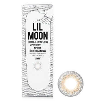 Foto 2 | Lentes de Contacto Lilmoon Cream Grege 1 Día Color 3.00 Protección UVA/UVB - Venta Internaciona