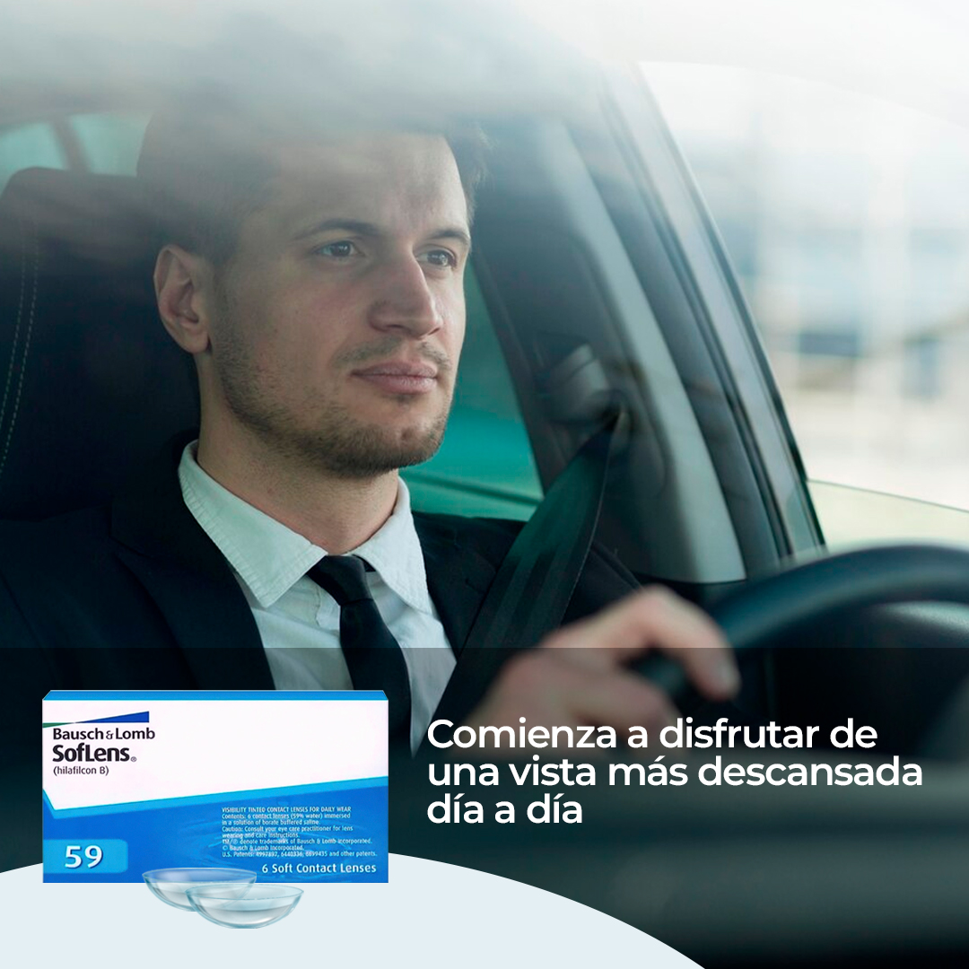 Foto 5 | Lentes de Contacto +5.00 Bausch & Lomb Soflens 59 6 Piezas Reemplazo Mensual