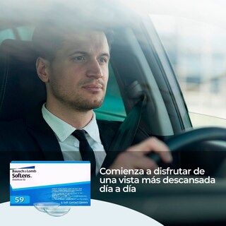 Foto 5 | Lentes de Contacto -8.50 Bausch & Lomb Soflens 59 6 Piezas Reemplazo Mensual