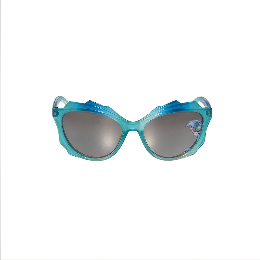 Foto 2 pulgar | Lente Solar Infantil Disney Dfrz 20 02 Azul de Forma Cat-eye