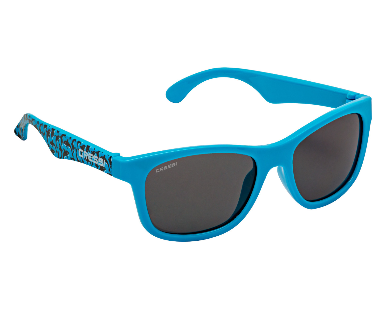 Lentes Cressi Kiddo Infantil color Azul Lente Oscuro para la Playa