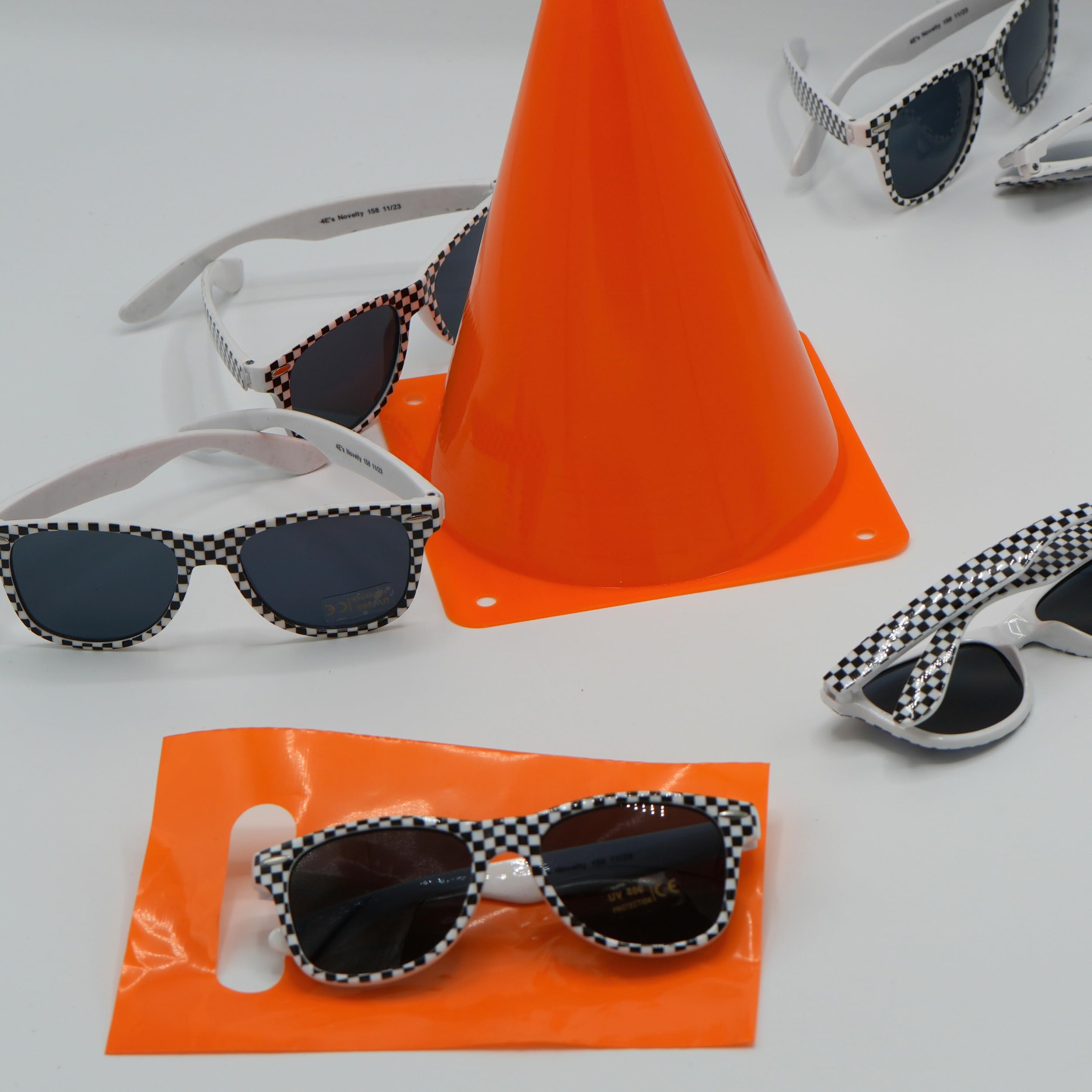 Foto 6 | Gafas De Sol 4e's Novelty Race Car Checered Para Niños De 3 A 12 Años - Venta Internacional.