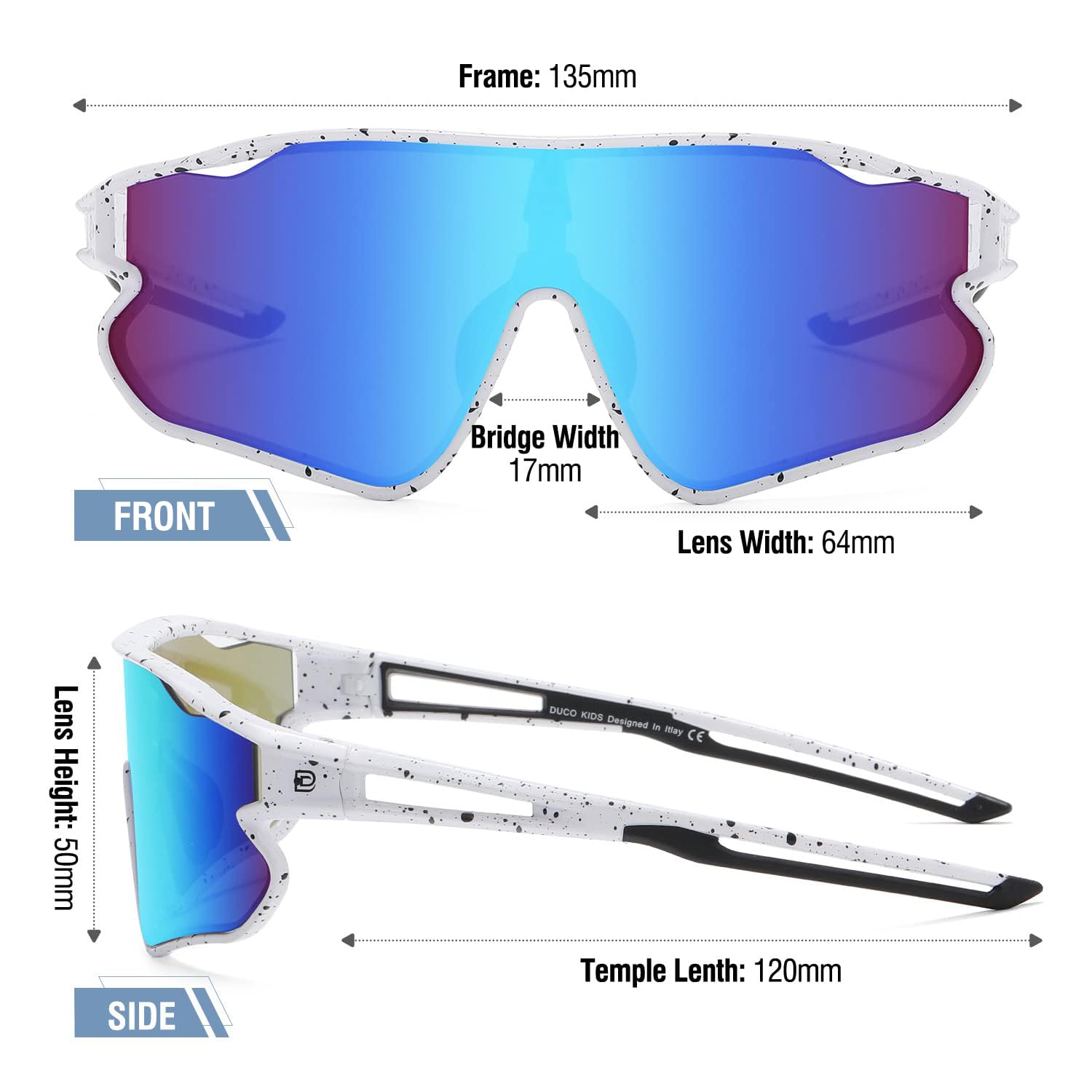 Foto 4 pulgar | Gafas De Sol Duco Dk268 Para Niños Y Jóvenes De Béisbol Tr90 Uv400 - Venta Internacional.