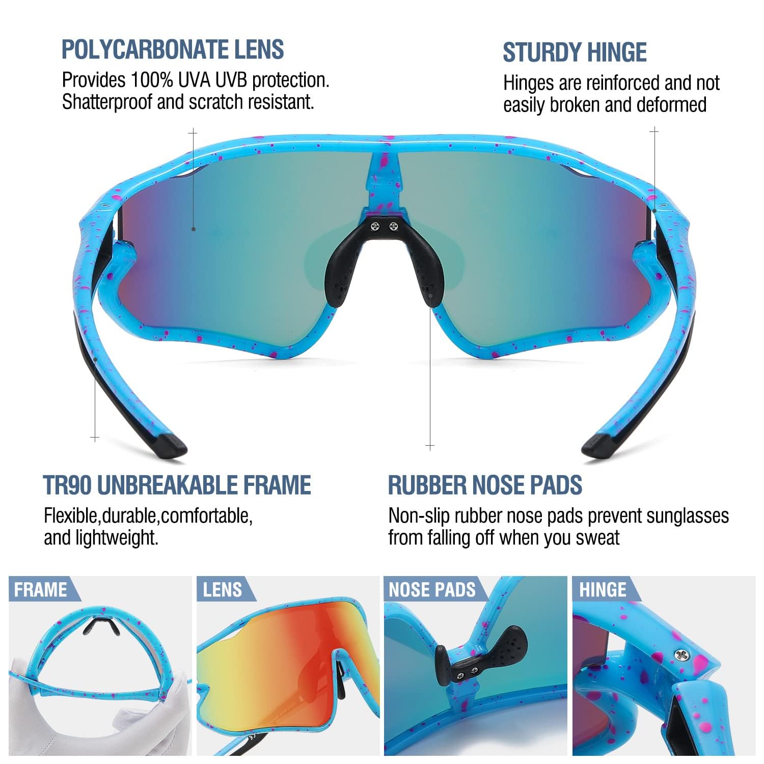 Foto 7 pulgar | Gafas De Sol Duco Dk268 Para Niños Con Protección Uv400, Ligeras - Venta Internacional.