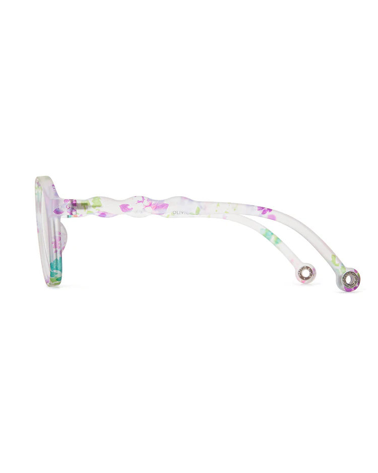 Foto 4 pulgar | Lentes Olivio & Co. Oval Wild Flower Kids