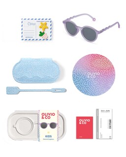 Foto 5 | Lentes Olivio & Co. Oval Purple Coral Kids