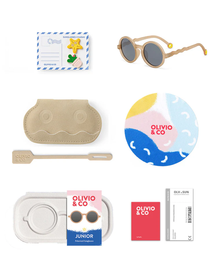 Foto 6 pulgar | Lentes De Sol Olivio & Co. Round Sand Beige Junior